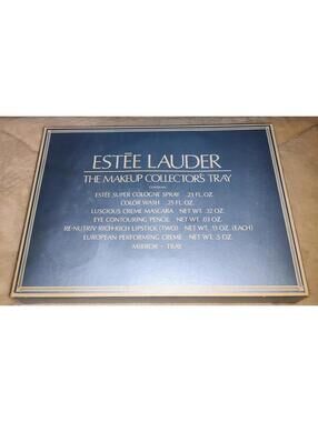 Rare Vintage Estee Lauder "The Makeup Collectors Tray" New In Box Unopened Prop